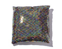 Kwadratowa poduszka z cekinami - 2 kolory w 1