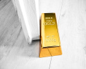 Stoper do drzwi - sztaba złota