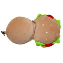 Poduszka z maską na oczy - hamburger - podróżna lub pracowa