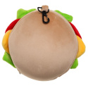 Poduszka z maską na oczy - hamburger - podróżna lub pracowa
