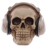 Skarbonka czaszka ze słuchawkami