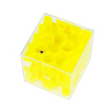 Mini skarbonka labirynt - żółta