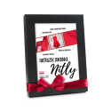 Elegancki fartuszek kuchenny Nitly- sukienka - kolor czerwony