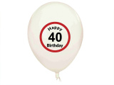 Balony urodzinowe - 40 urodziny