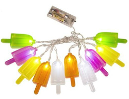 Girlanda LED - lampki lody