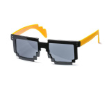 Okulary pikselowe - czarno-żółte