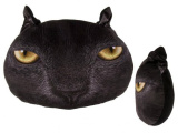 Poduszka - czarna kocia buźka