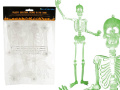 Szkielet - fluoroscencyjna dekoracja na Halloween - 90 cm