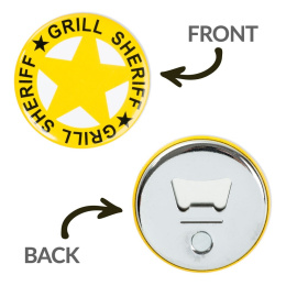 Fartuch na grilla - Grill Sheriff + otwieracz