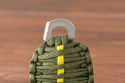 Brelok granat surviwalowy i wędkarski - zielony