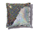 Kwadratowa poduszka z cekinami - 2 kolory w 1
