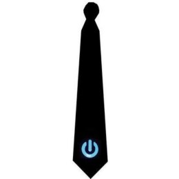Krawat imprezowy - przycisk POWER