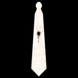 Krawat imprezowy - rana postrzałowa