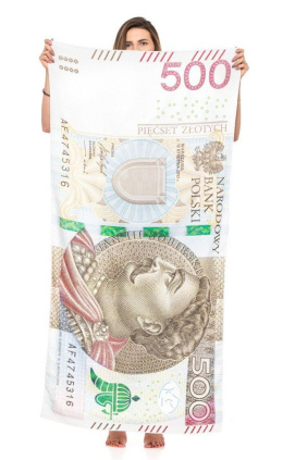 Ręcznik banknot - 500 PLN