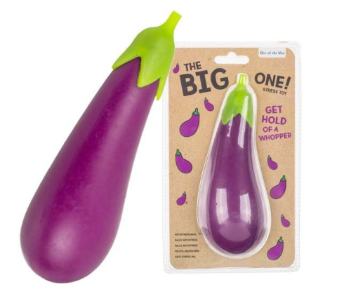 Antystresowy bakłażan XXL