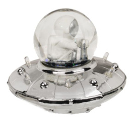 Lampka LED - kula śnieżna - astronauta w spodku
