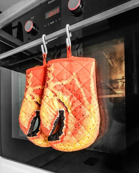 Rękawice kuchenne - kraby