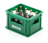 Otwieracz - skrzynka piwa z magnesem - zielony