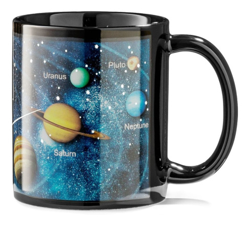 Kubek termoaktywny - układ słoneczny