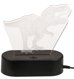 Lampka LED 3D - dinozaur T.Rex