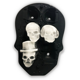 Silikonowa foremka - lodowe steampunkowe czaszki