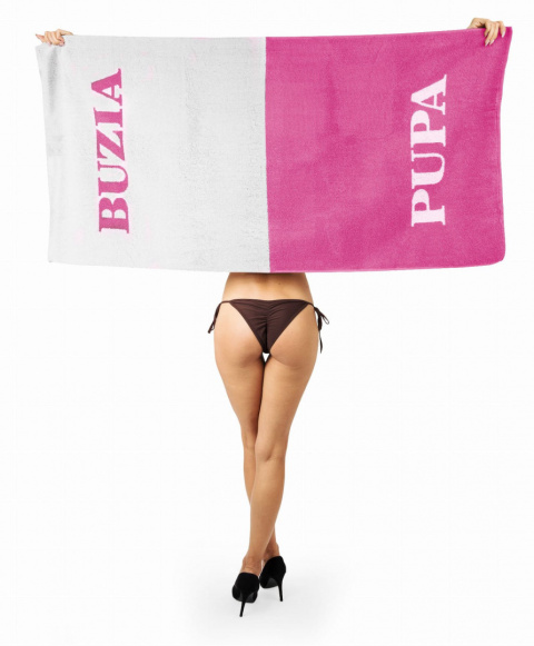 Ręcznik buzia-pupa różowy