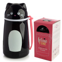 Butelka termiczna mała - czarny kot