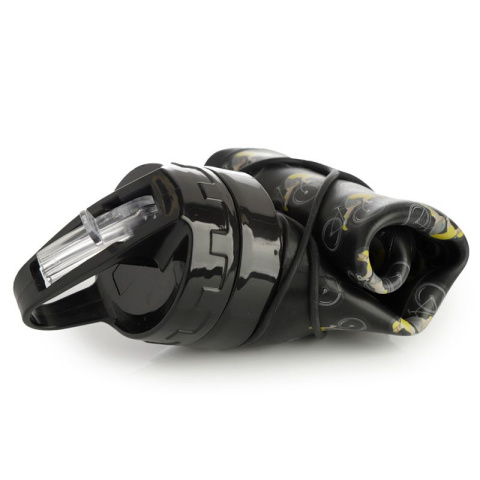 Silikonowa składana butelka ze słomką - rowerzyści