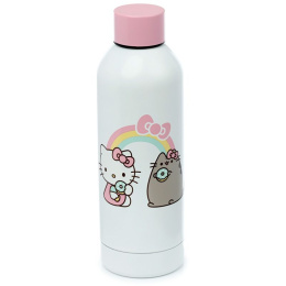 Butelka termiczna - kot Pusheen i Hello Kitty