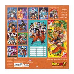 Kalendarz ścienny 2023 - Dragon Ball