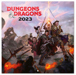 Kalendarz ścienny 2023 - Dungeons And Dragons
