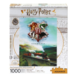 Puzzle - Harry Potter - Hogwarts Express i herb Hogwartu