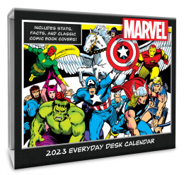 Kalendarz biurkowy 2023 - zdzierak - Marvel