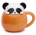 Kubek z pokrywką - panda