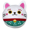 Poduszka z maską na oczy - kot Maneki Neko - podróżna lub pracowa