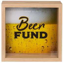 Skarbonka podróżnika z okienkiem - Beer fund