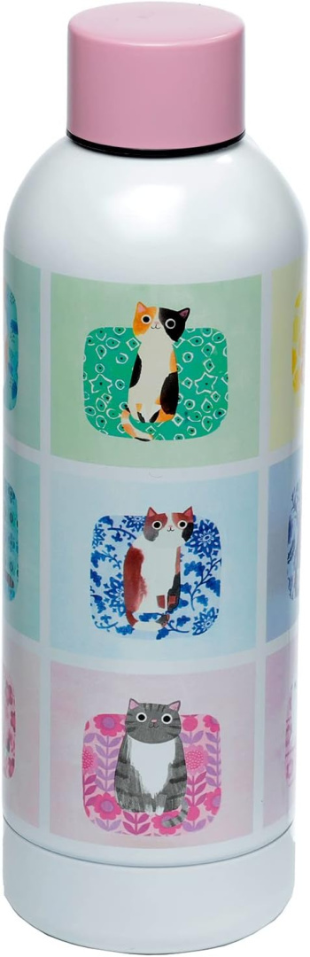 Butelka termiczna - planeta kotów