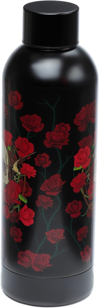 Butelka termiczna - czaszki i roże