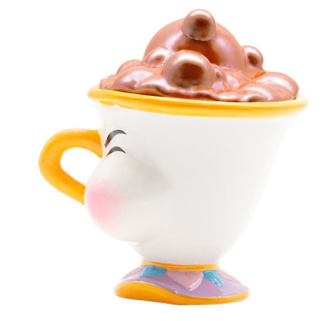 Filiżanka Chip z pokrywką - Piękna i Bestia