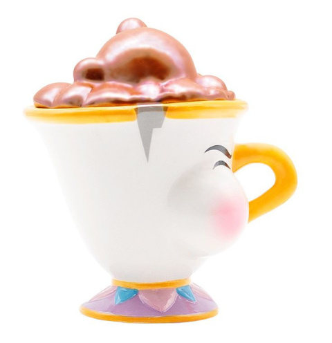 Filiżanka Chip z pokrywką - Piękna i Bestia