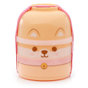 Zestaw okrągłych pudełek - lunch box - shiba-inu