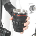 Kubek obiektyw Lens Cup, czarny - 375 ml