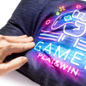 Poduszka gracza - neonowa PLAY & WIN